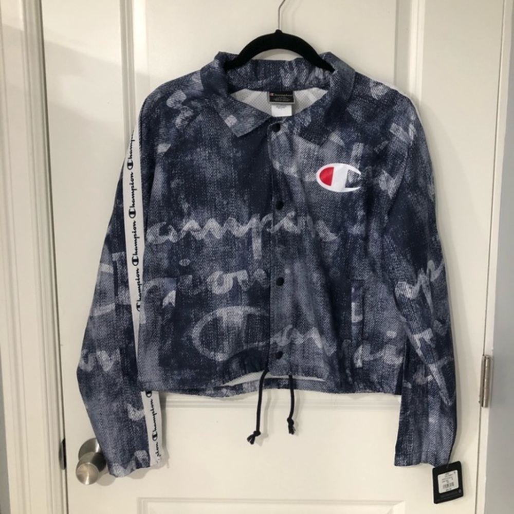 Champion women’s cropped coaches jacket